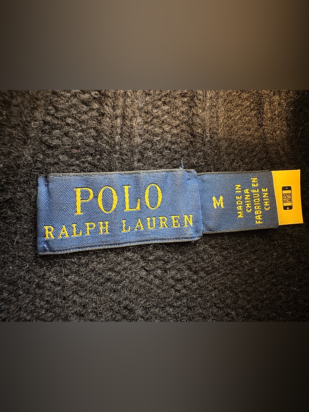 Polo by Ralph Lauren Ribbed Mock Neck Sweater Wool Cashmere blend M - Picture 6 of 9